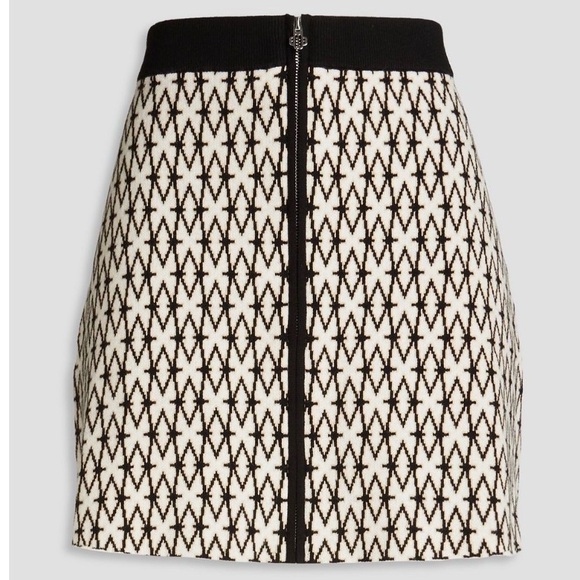 Maje sweater and skirt set black and cream in a size XS - Picture 2 of 2